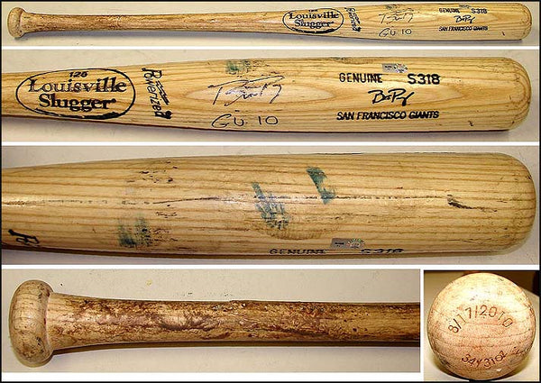 Buster Posey SF Giants Signed Autograph Used Louisville Slugger
