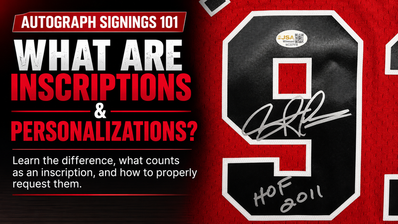 autograph signing inscriptions