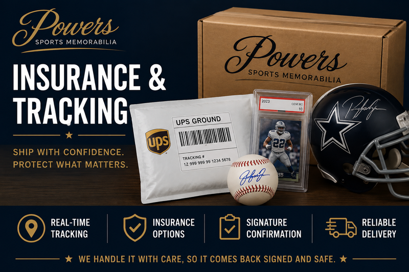 shipping sports memorabilia