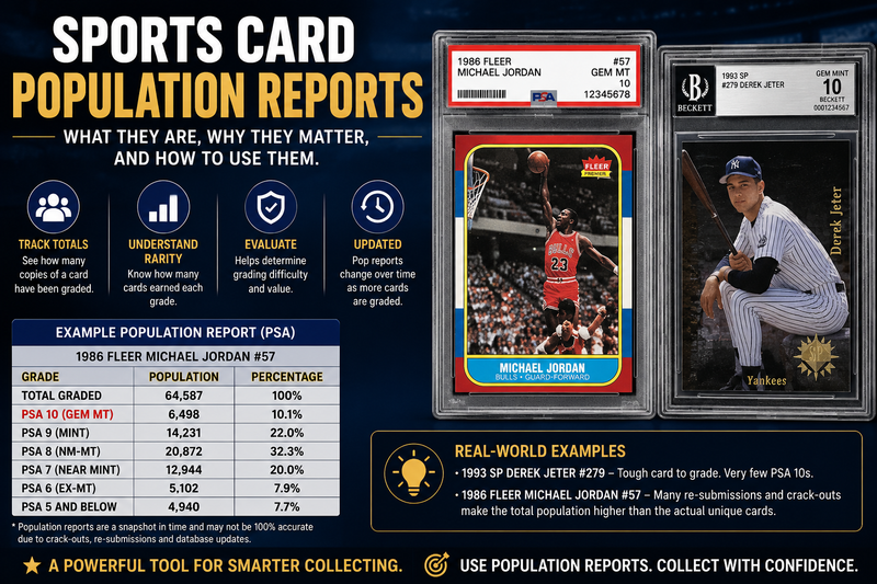sports card population reports