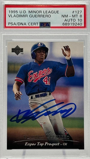 Vladimir Guerrero Sr Autograph Signing-Powers Sports Memorabilia