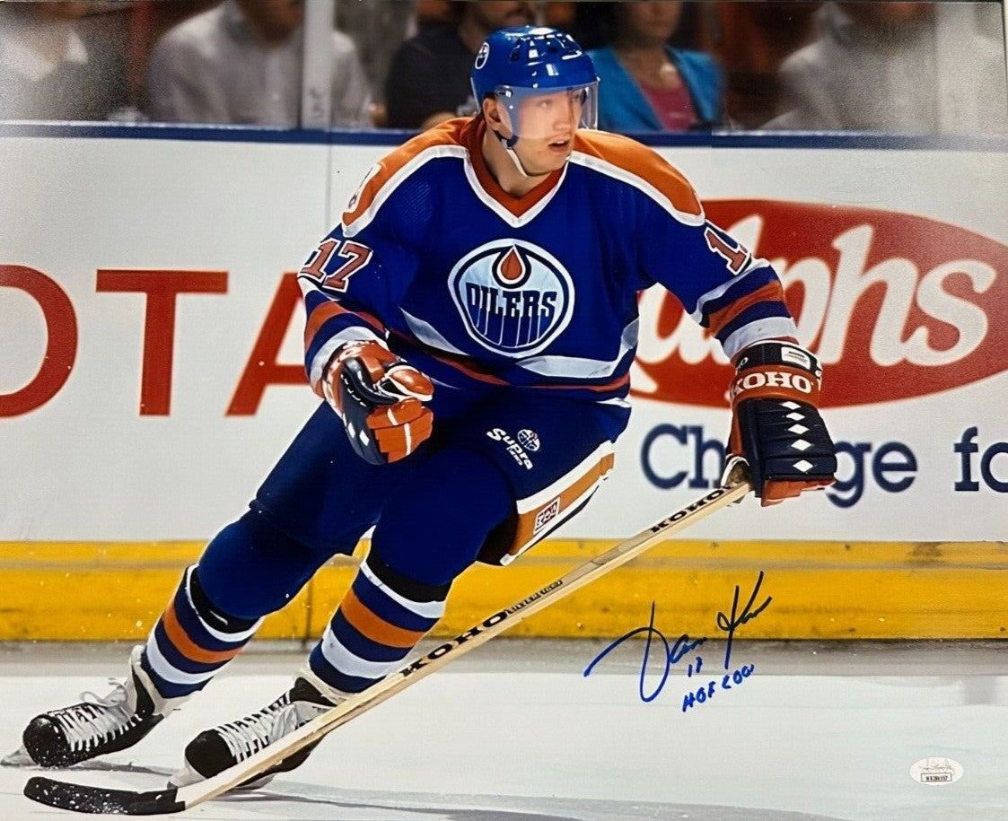 Jari Kurri Autograph Signing-Powers Sports Memorabilia
