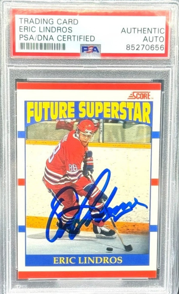 Eric Lindros Autograph Signing-Powers Sports Memorabilia