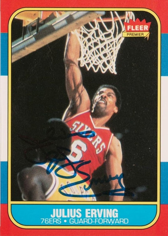 Julius Erving Autograph Signing-Powers Sports Memorabilia