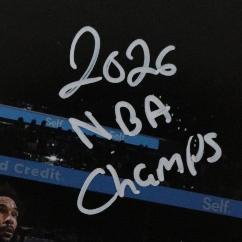 José Alvarado New York Knicks Signed Inscribed Layup 16x20 Photo-Powers Sports Memorabilia