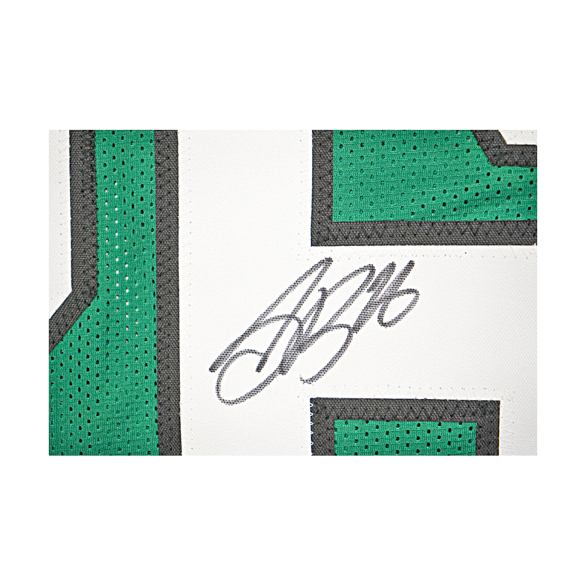 Saquon Barkley Philadelphia Eagles Signed Green Custom Jersey Beckett Holo