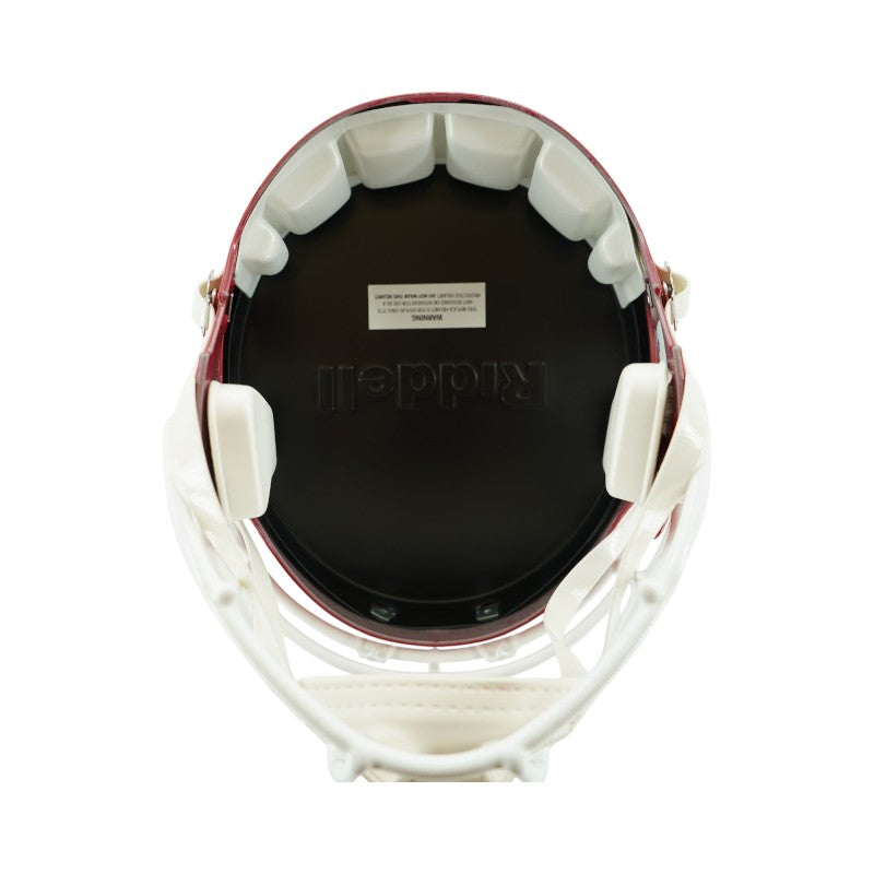 Jim Kelly/Thurman Thomas Buffalo Bills Dual Signed Inscribed Replica Bills Helmet-Powers Sports Memorabilia