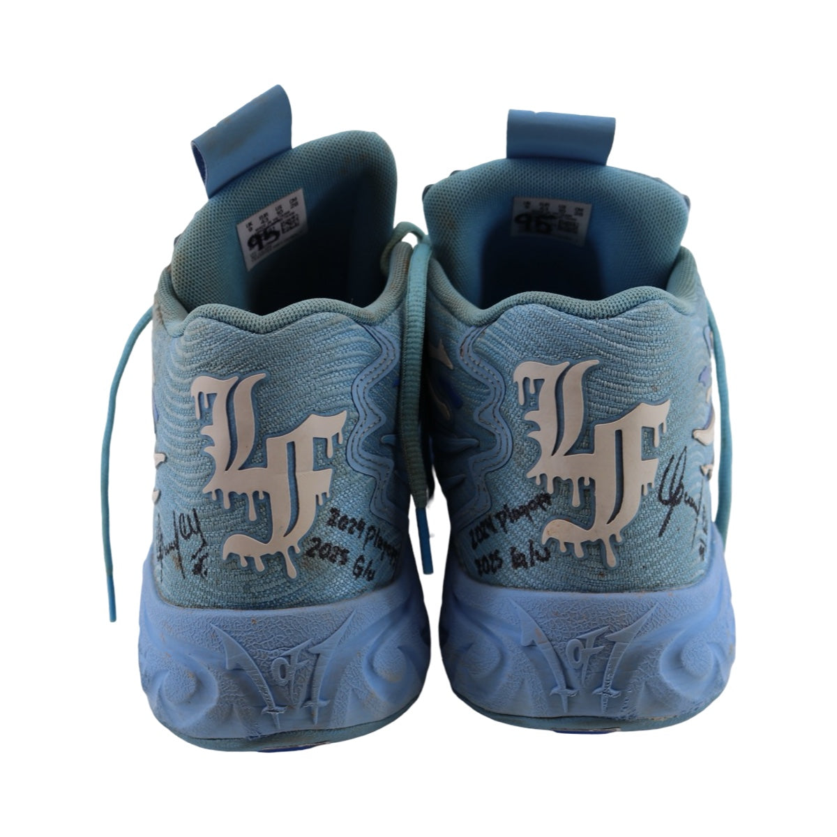 Oswaldo Cabrera New York Yankees Signed Inscribed 2024 Playoffs/2025 Game Used Lamelo Ball Puma MB.04 LaFrance Cleats-Powers Sports Memorabilia