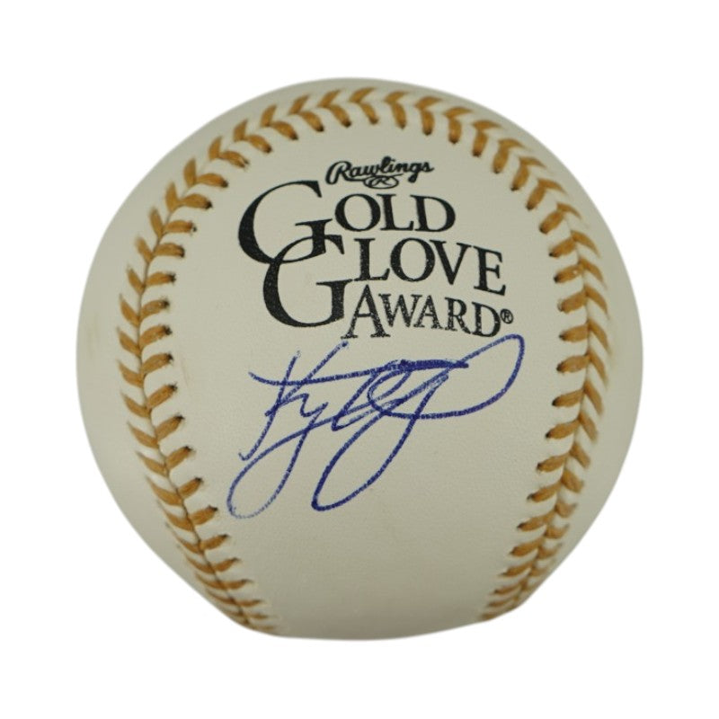 Kyle Tucker Dodgers Astros Signed Official Gold Glove Baseball JSA COA-Powers Sports Memorabilia