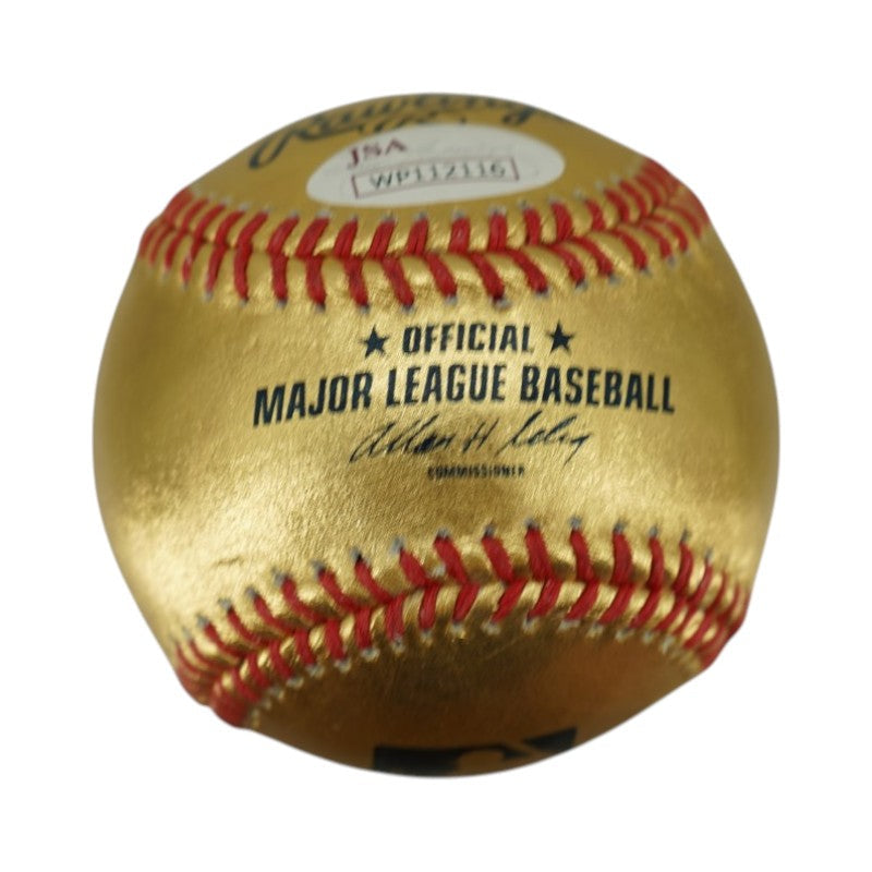 Aaron Judge New York Yankees Signed Gold OLMB Baseball JSA Holo Only-Powers Sports Memorabilia