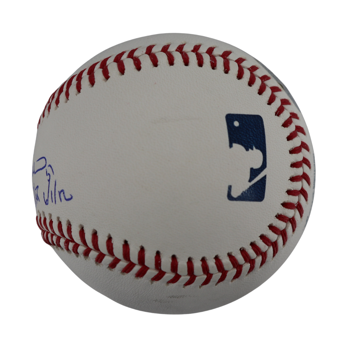 Johan Santana Mets Signed Inscribed OMLB Baseball Wish You Were Here Auth