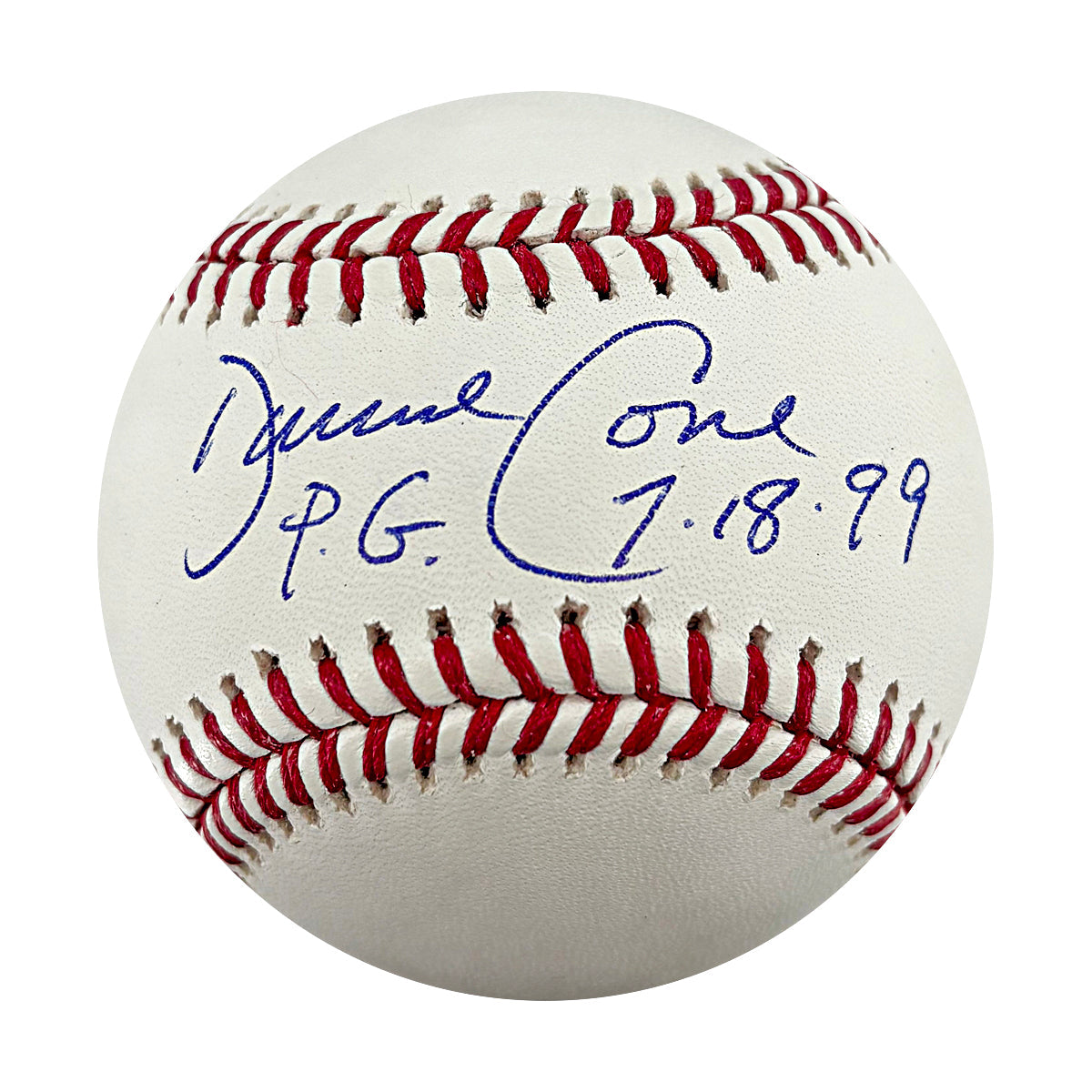 David Cone New York Yankees Signed Inscribed OMLB Baseball WYWH Holo-1-Powers Sports Memorabilia
