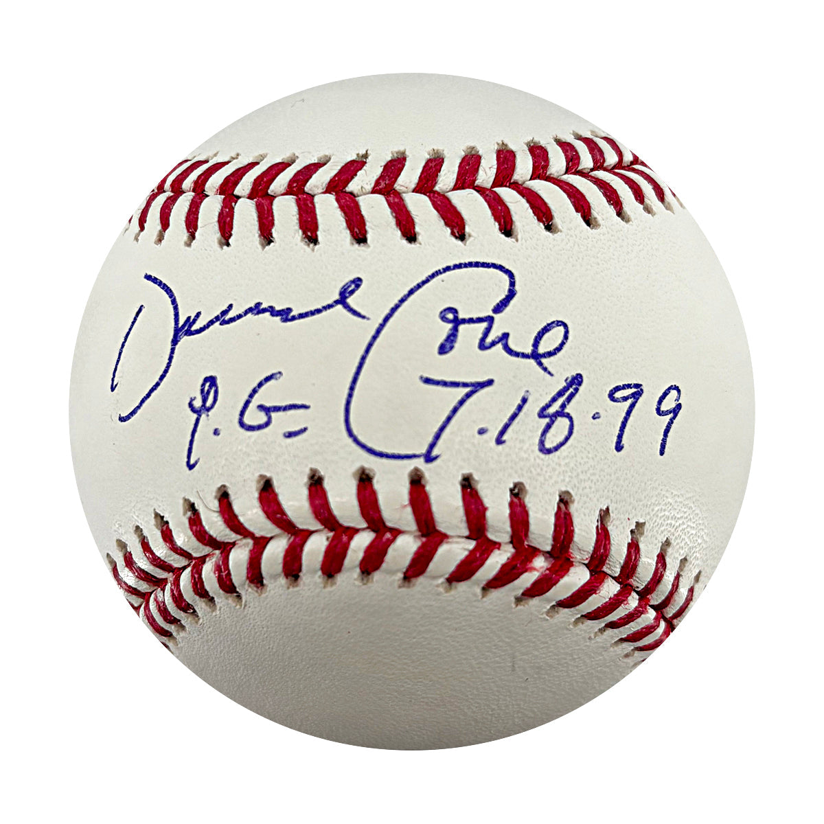 David Cone New York Yankees Signed Inscribed OMLB Baseball WYWH Holo-2-Powers Sports Memorabilia