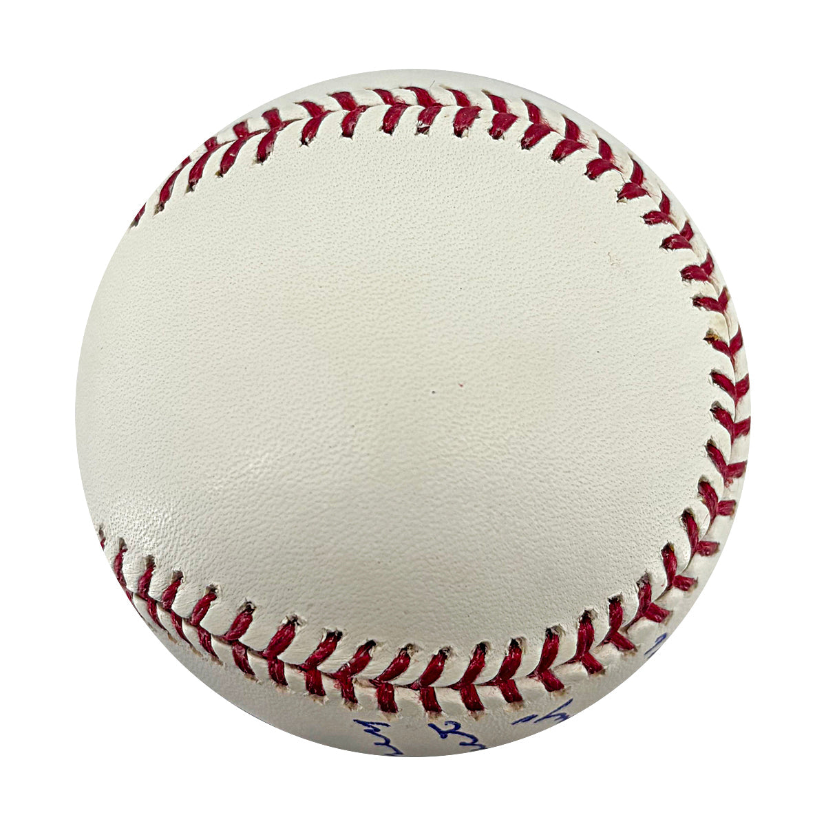 Don Larsen Yogi Berra Yankees Signed Inscribed Logo OMLB Baseball WYWH Holo-Powers Sports Memorabilia