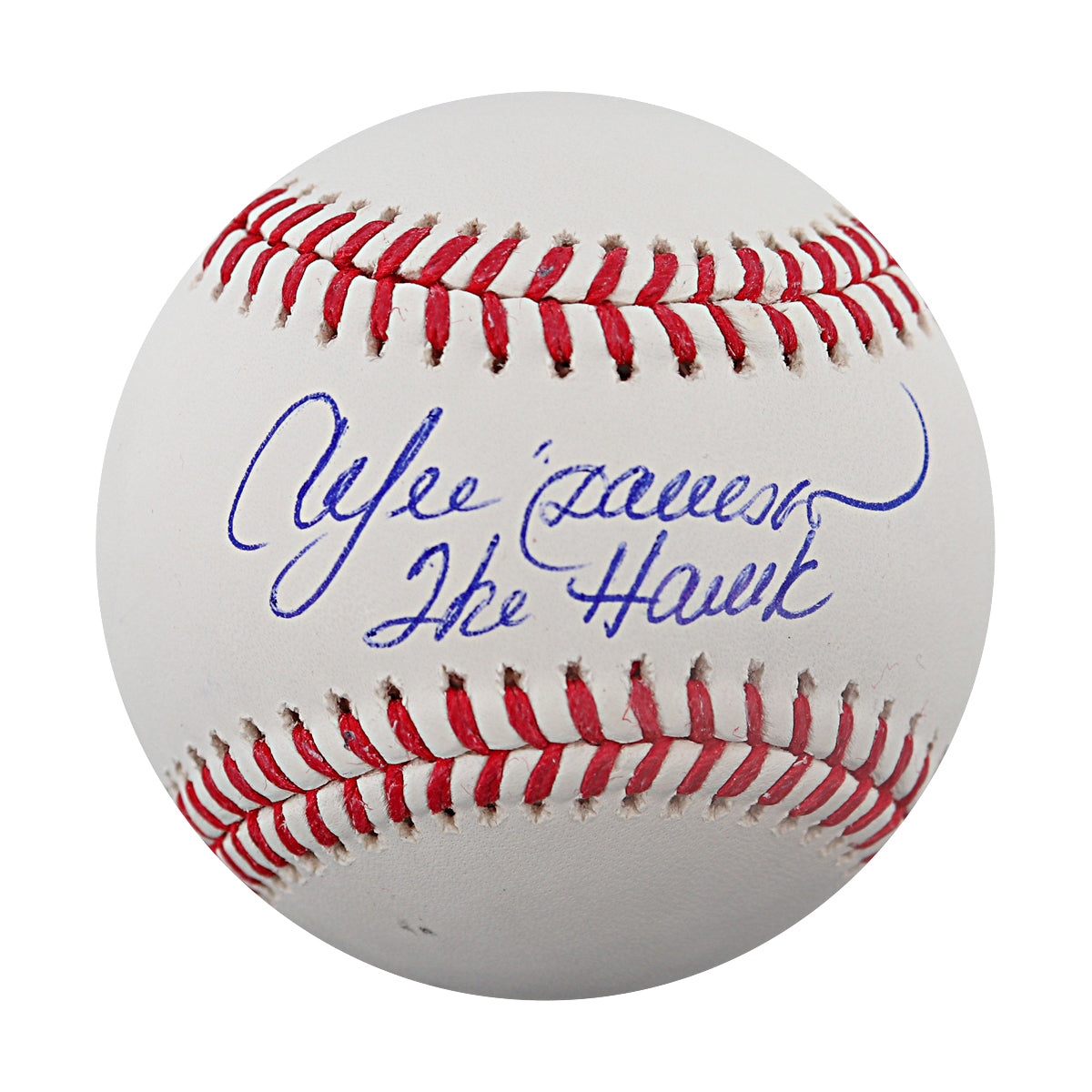 Andre Dawson Chicago Cubs Signed Inscribed The Hawk OMLB Baseball Beckett-Powers Sports Memorabilia