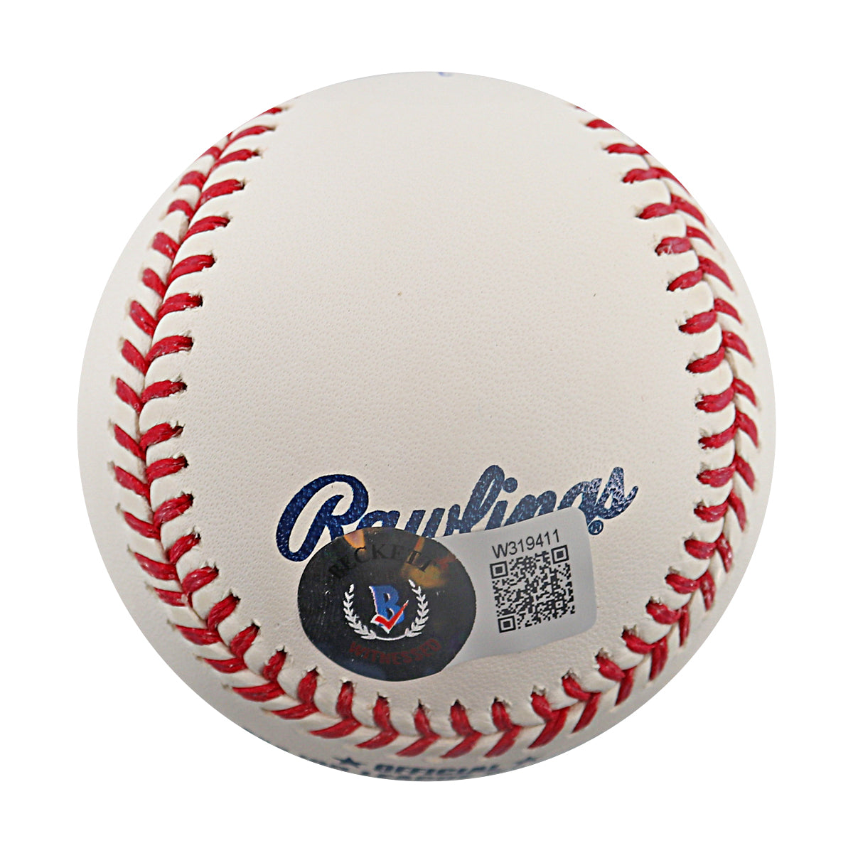 Hideki Matsui Yankees Signed Inscribed Godzilla OMLB Baseball Beckett-Powers Sports Memorabilia