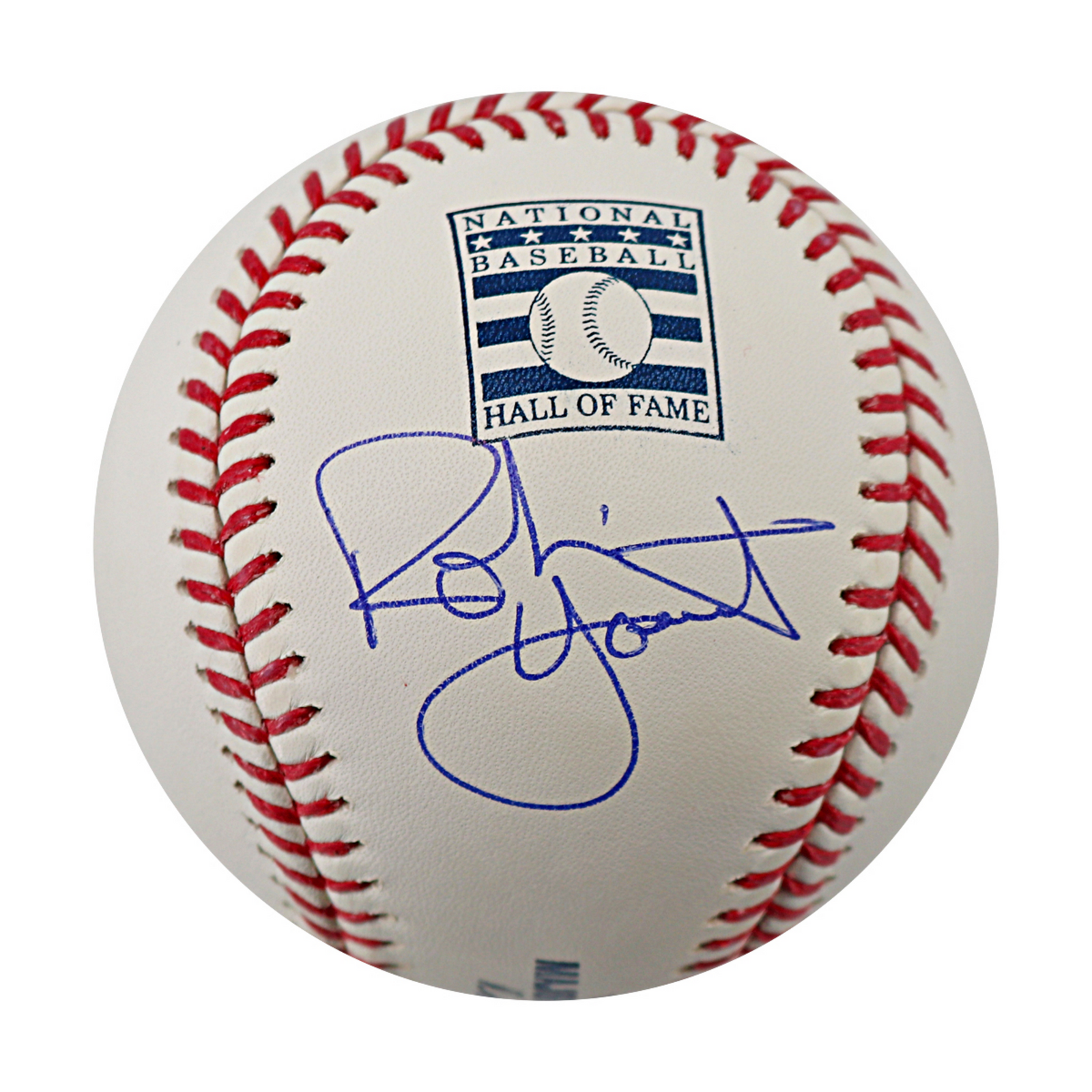 Robin Yount Milwaukee Brewers Signed HOF Logo Baseball Beckett Holo-Powers Sports Memorabilia
