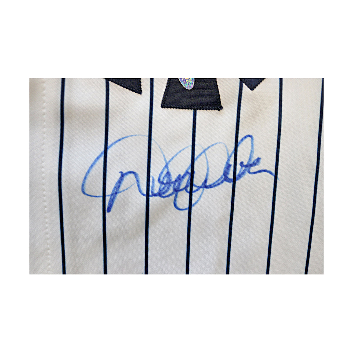 Derek Jeter New York Yankees Signed Home Replica Jersey Size: L (Steiner COA)-Powers Sports Memorabilia
