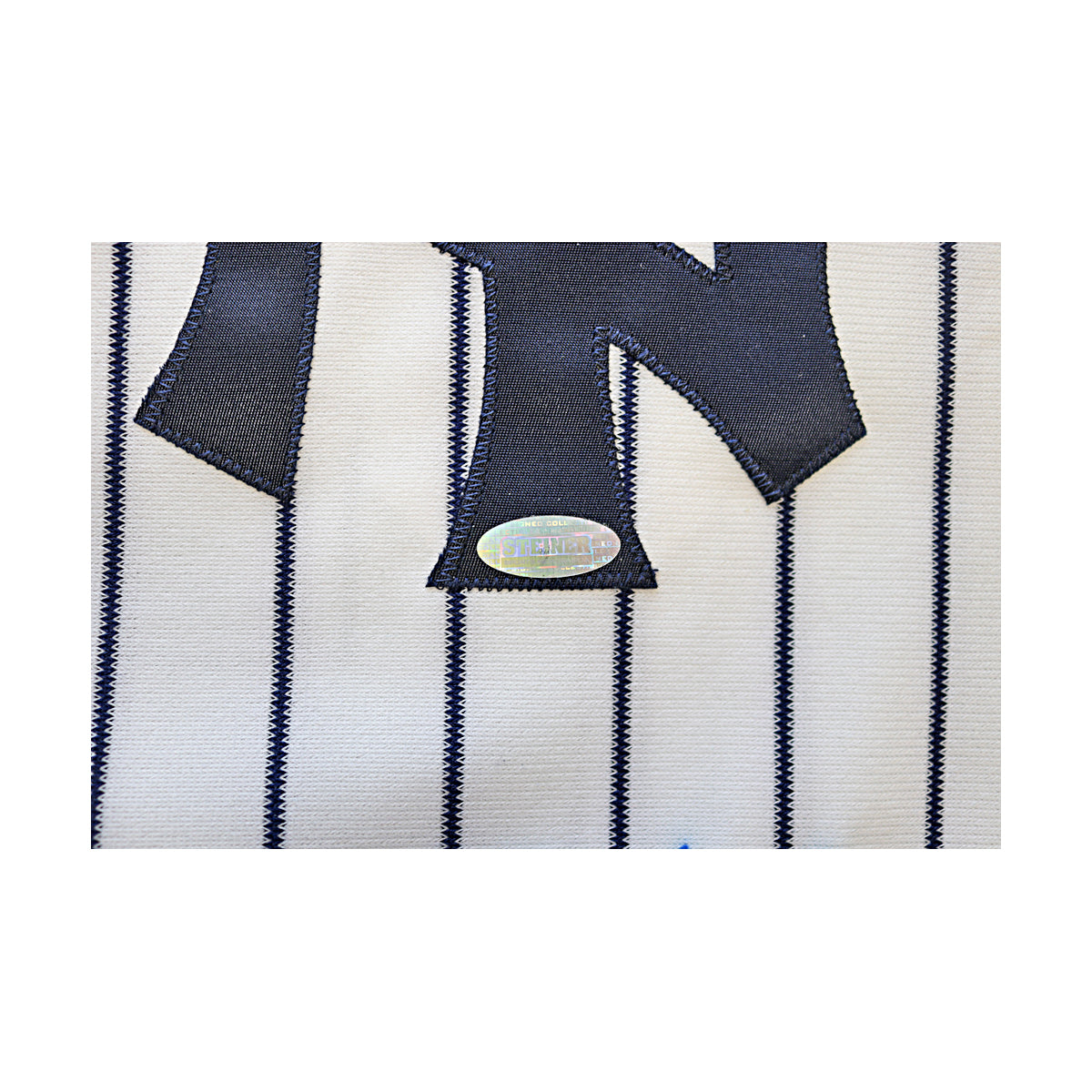 Jorge Posada New York Yankees Signed Home Russell Authentic Jersey Size: 48 (Steiner COA)-Powers Sports Memorabilia