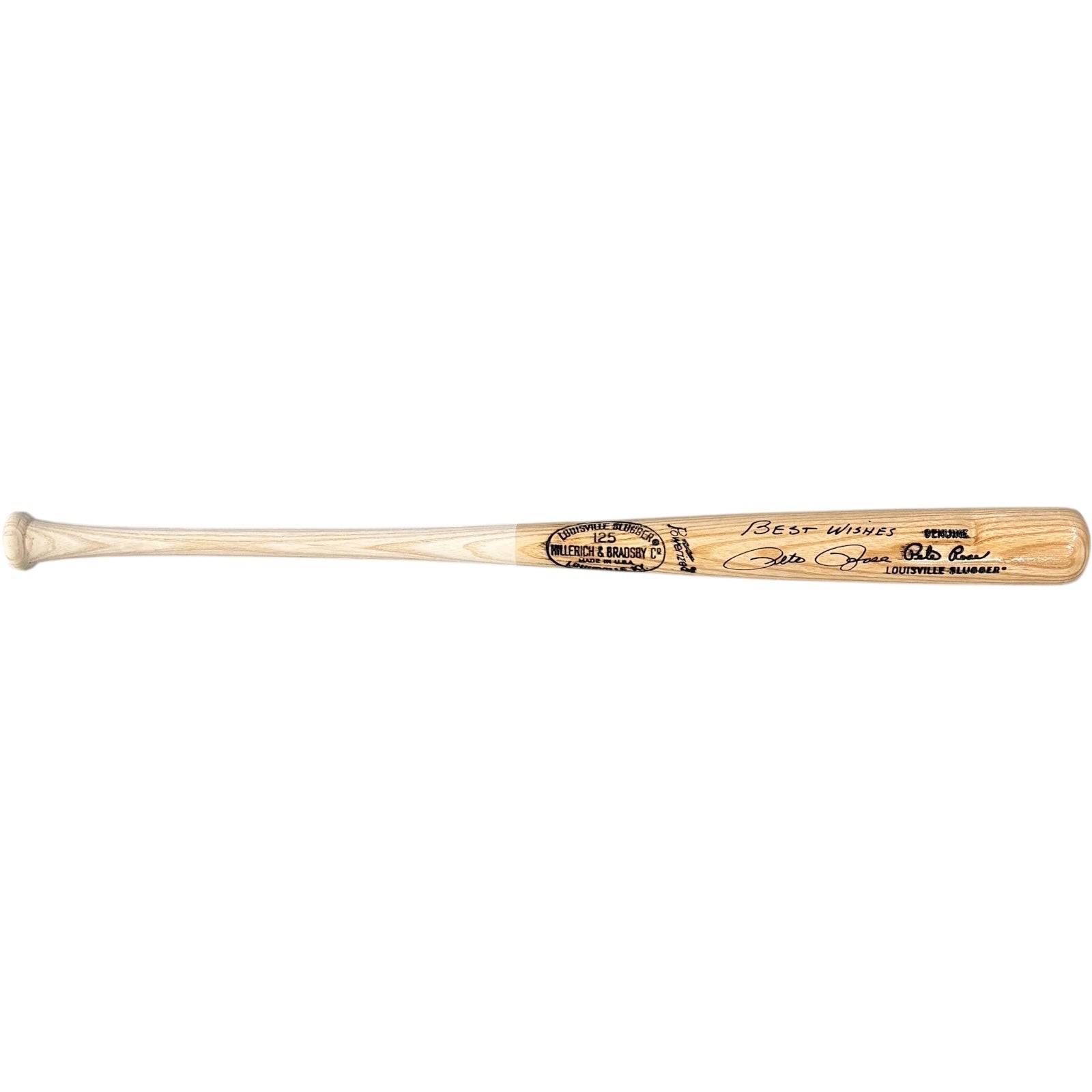 Autographed Pete Rose Official Louisville Slugger Baseball Bat - JSA-Powers Sports Memorabilia