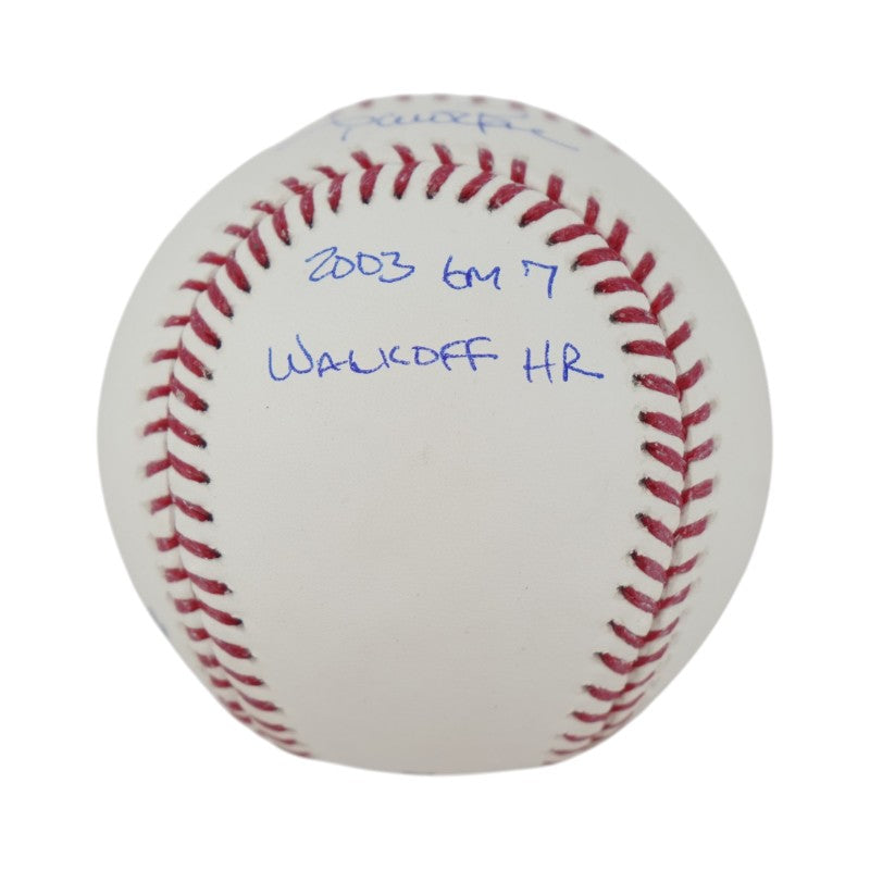 Aaron Boone New York Yankees Signed Inscribed 2003 GM 7 Walkoff HR MLB Baseball-Powers Sports Memorabilia