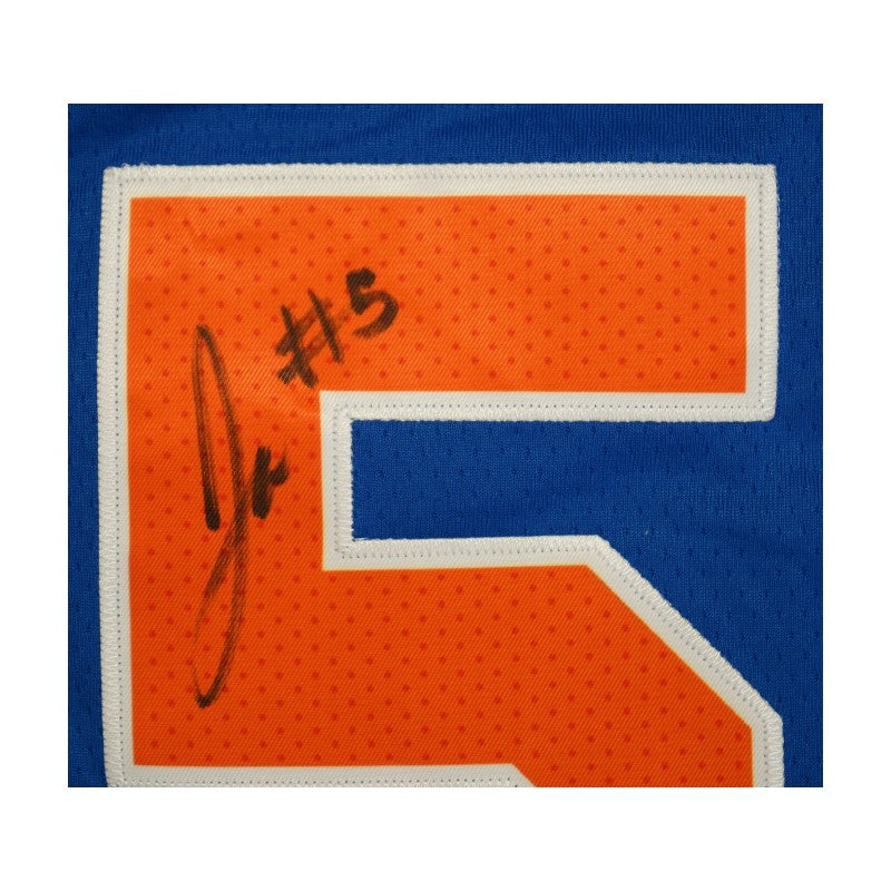 José Alvarado New York Knicks Pro Style Signed Jersey JSA Auth-Powers Sports Memorabilia