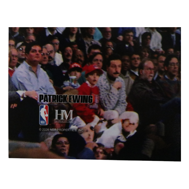 Patrick Ewing New York Knicks Signed Blue Jersey Dunk 16x20 Photo-Powers Sports Memorabilia