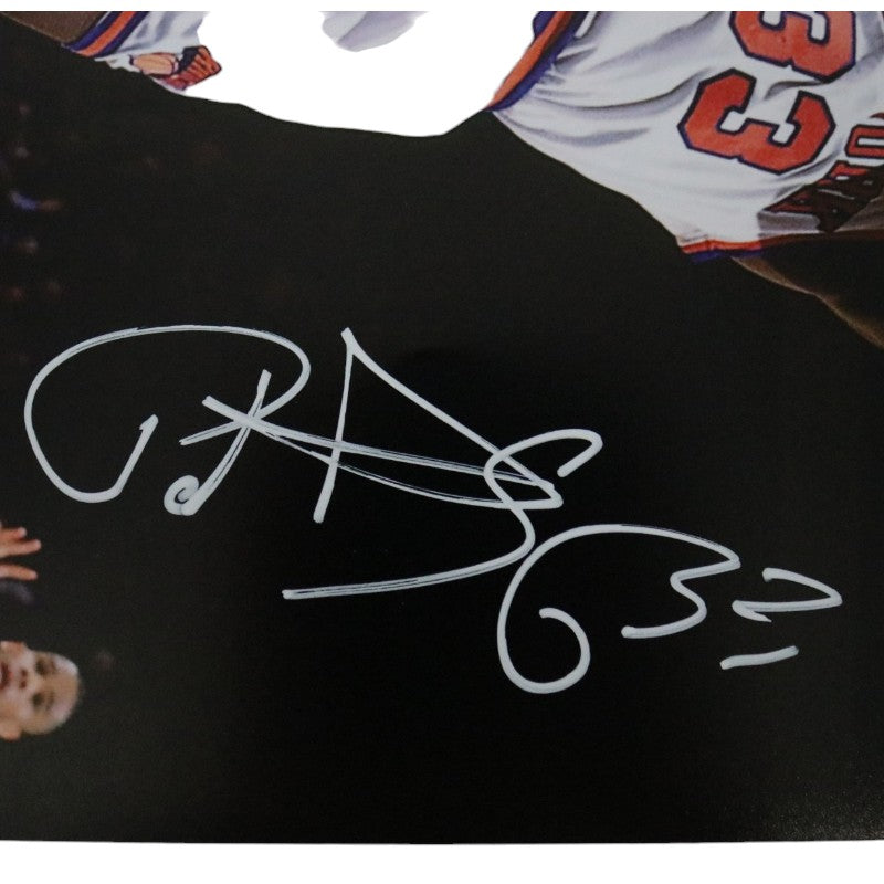 Patrick Ewing New York Knicks Signed 16x20 Photo with Olajuwon-Powers Sports Memorabilia