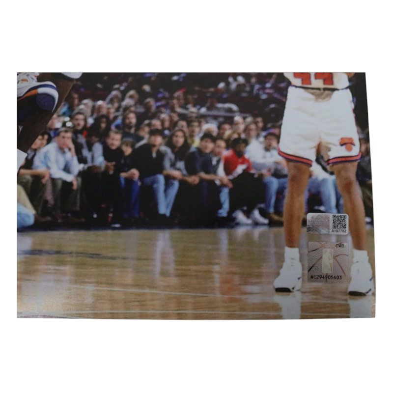 Patrick Ewing New York Knicks Signed 16x20 Photo with Olajuwon-Powers Sports Memorabilia