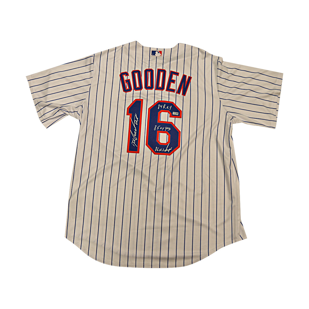 Dwight Doc Gooden New York Mets Signed Inscribed Nike Jersey-Powers Sports Memorabilia