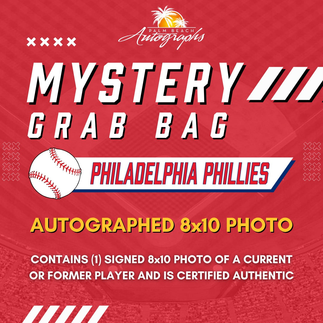 Autographed Mystery Grab Bag - Philadelphia Phillies MLB 8x10 Photo-Powers Sports Memorabilia