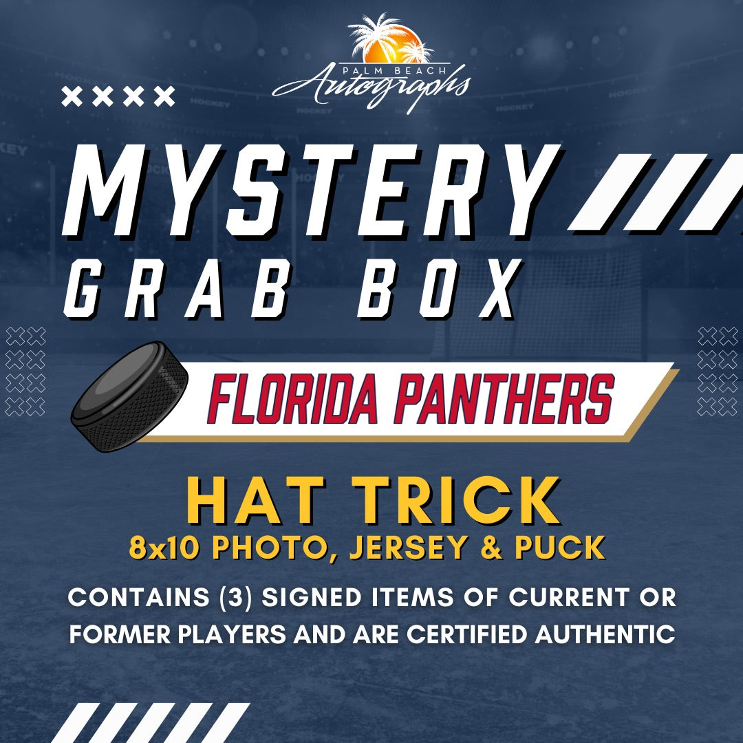 Autographed Mystery Grab Box - Florida Panthers NHL Hat Trick-Powers Sports Memorabilia