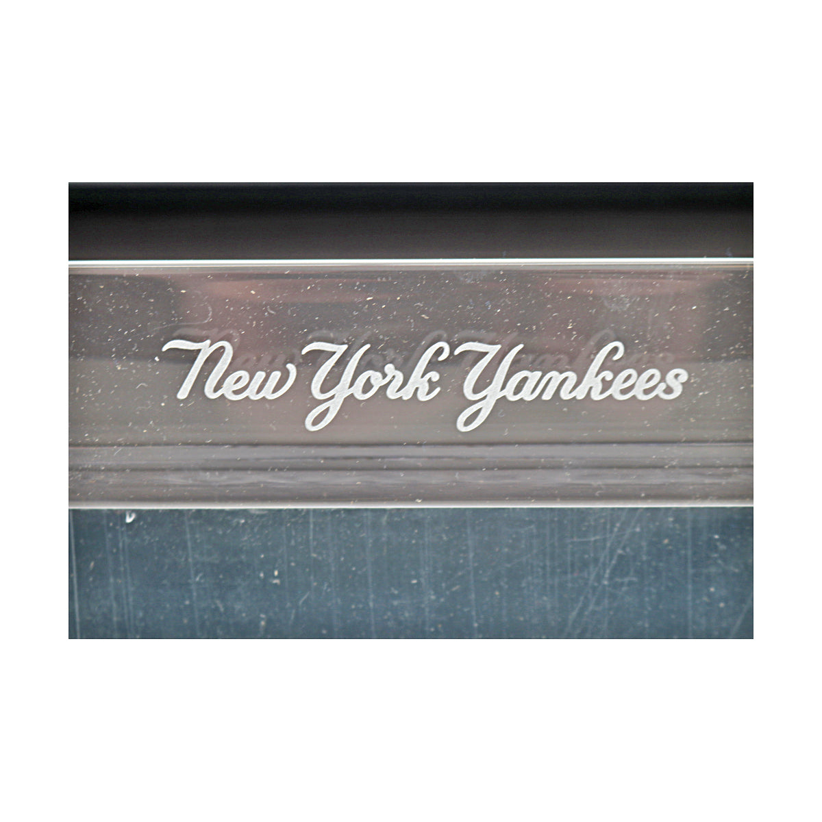 New York Yankees Waterford Lismore Lead Crystal 4x6 Picture Frame-Powers Sports Memorabilia