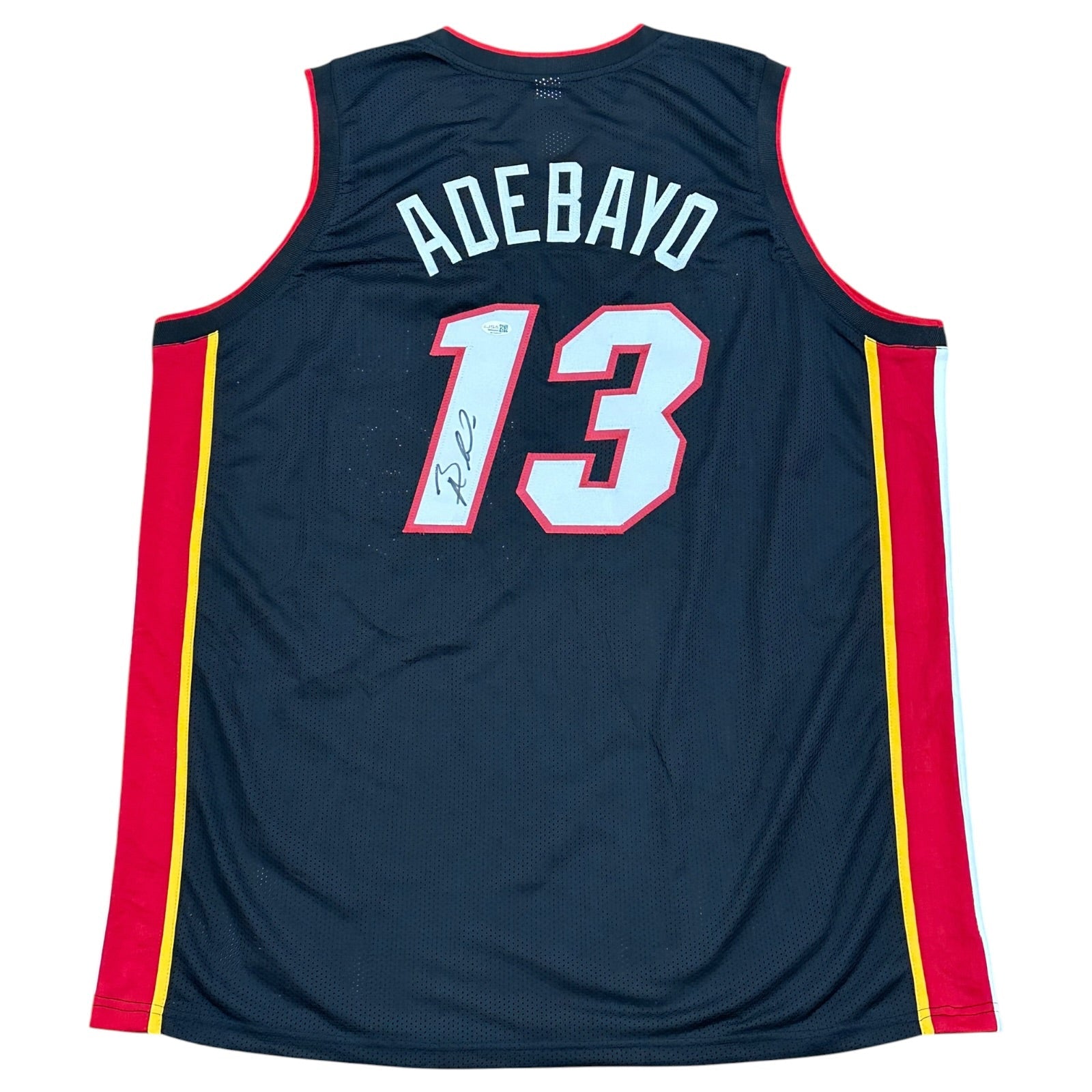 Autographed Bam Adebayo Miami (Black #13) Custom Jersey - JSA-Powers Sports Memorabilia
