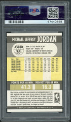 Michael Jordan 1990 Fleer Basketball Card #26 Classé PSA 9