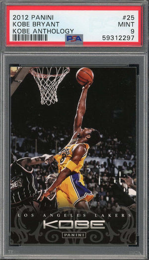 Kobe Bryant 2012 Panini Anthology Basketball Card #25 Graded PSA 9-Powers Sports Memorabilia