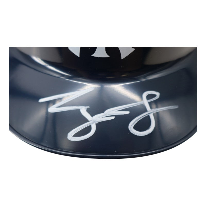 George Lombard Jr New York Yankees Signed Mini Batting Helmet Beckett Auth-Powers Sports Memorabilia