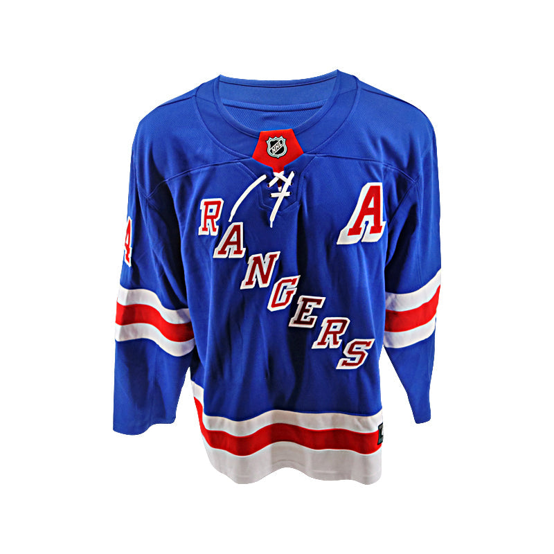 Kevin Lowe New York Rangers Signed Fanatics Brand Blue Rangers Jersey (AJ Sportsworld COA)-Powers Sports Memorabilia