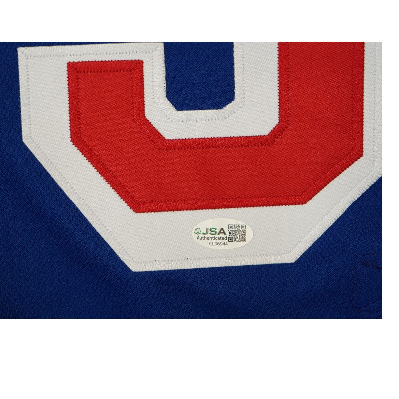 Henrik Lundqvist New York Rangers Signed Blue Pro Style Jersey JSA Holo Only-Powers Sports Memorabilia