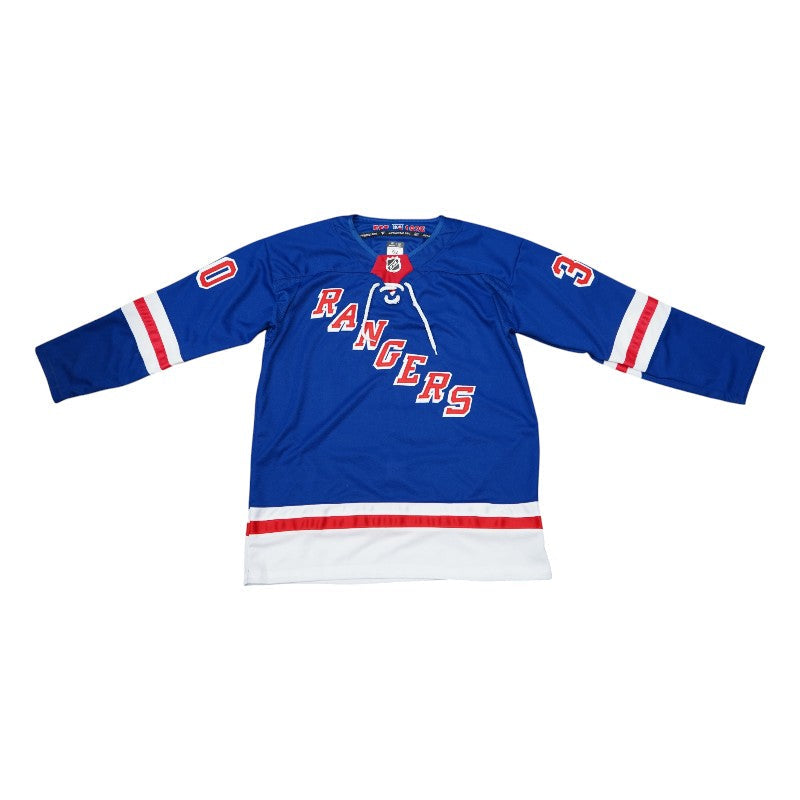 Henrik Lundqvist New York Rangers Signed Blue Pro Style Jersey JSA Holo Only-Powers Sports Memorabilia