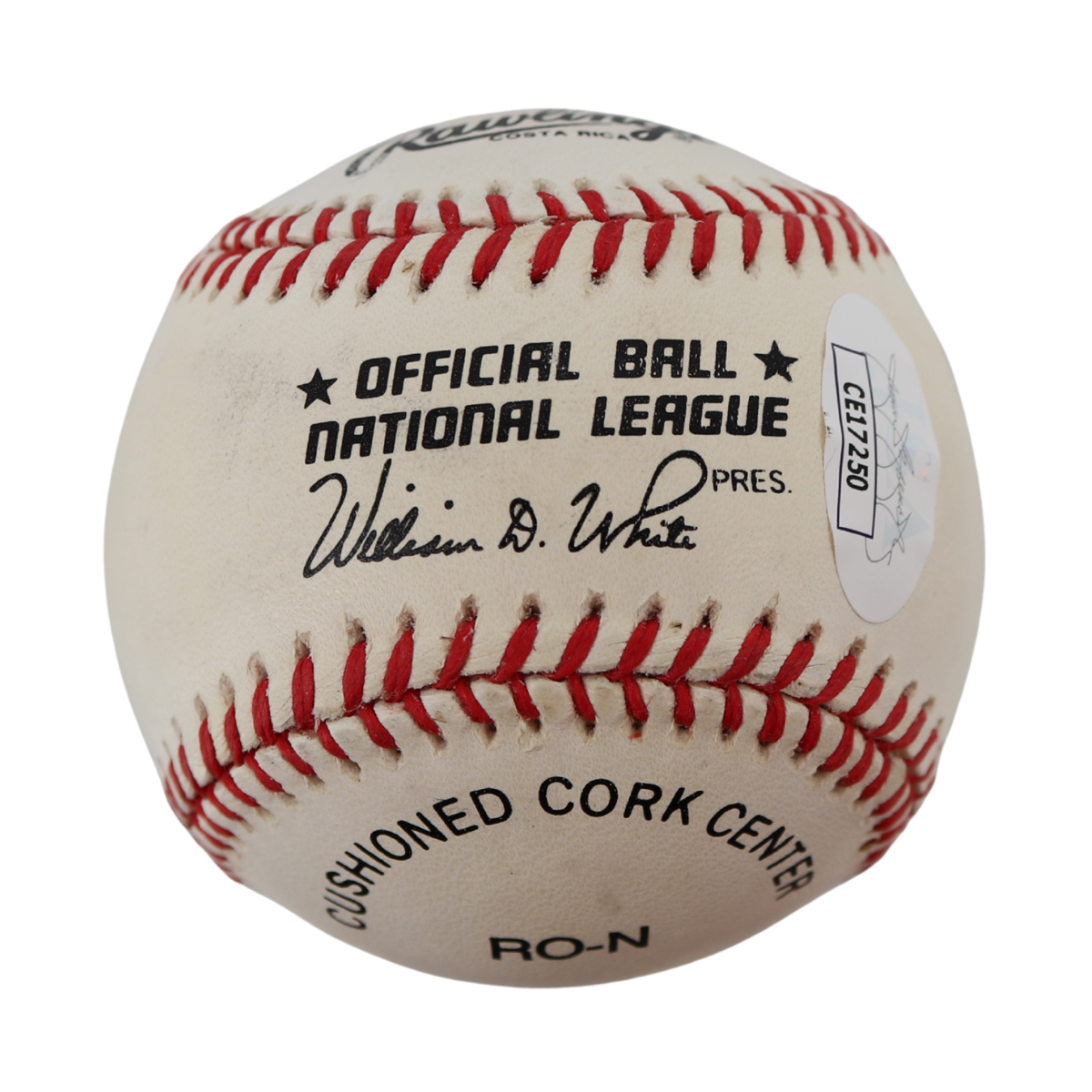 Eddie Mathews Atlanta Braves Signed Inscribed ONL Baseball JSA COA