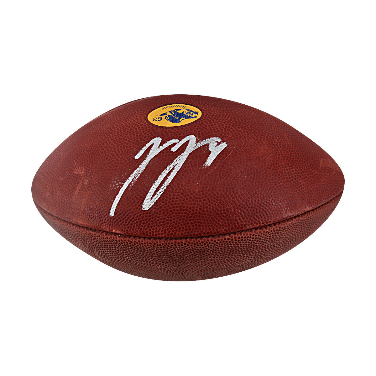 JJ McCarthy University of Michigan Signed Team Issued Nike Vapor Elite Ball #29 Football-Powers Sports Memorabilia