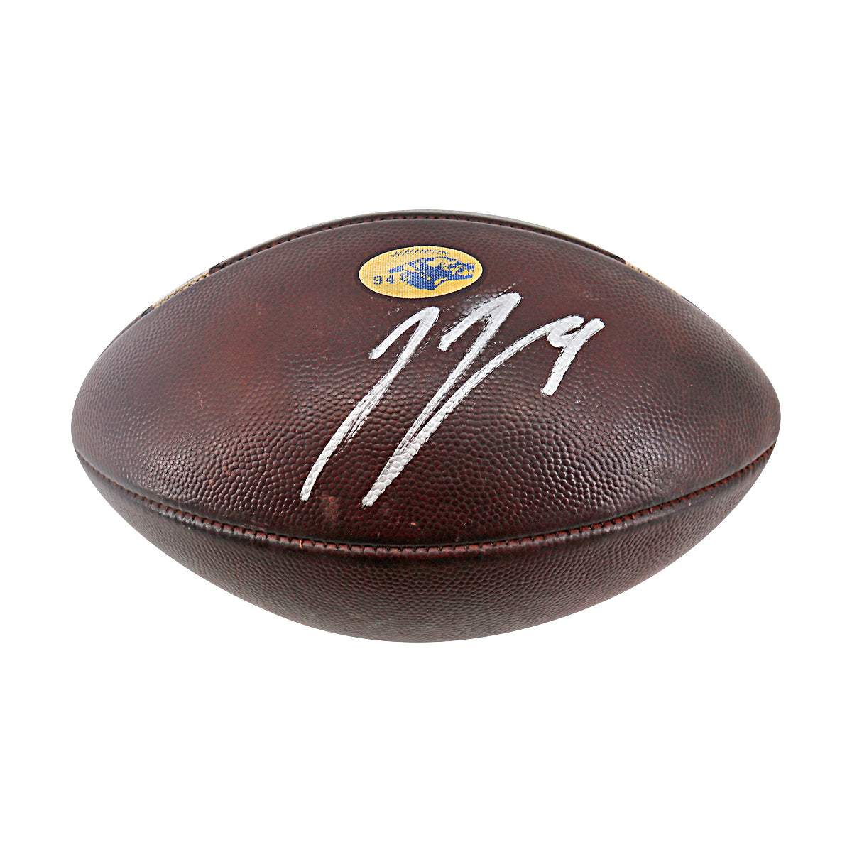 JJ McCarthy University of Michigan Signed Team Issued Nike Vapor Elite Ball #94 Football-Powers Sports Memorabilia