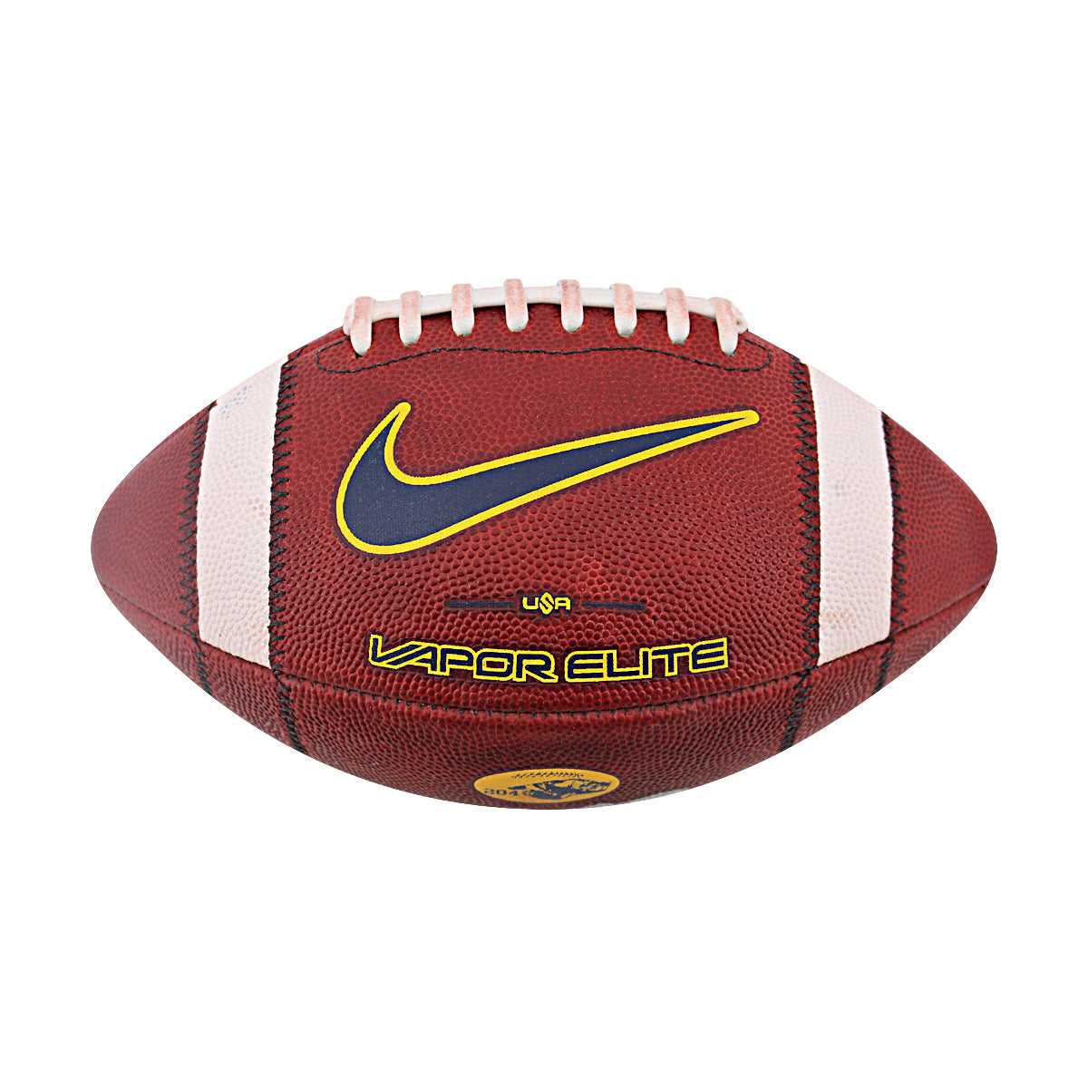 JJ McCarthy University of Michigan Signed Team Issued Nike Vapor Elite Ball #204 Football-Powers Sports Memorabilia