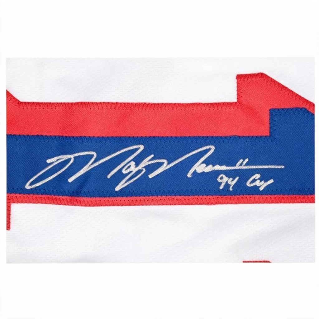 Mark Messier New York Rangers Signed Inscribed 94 Cup White Pro Style Jersey-Powers Sports Memorabilia