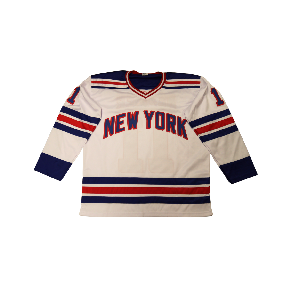 Mark Messier New York Rangers Signed Pro Style White Jersey-Powers Sports Memorabilia