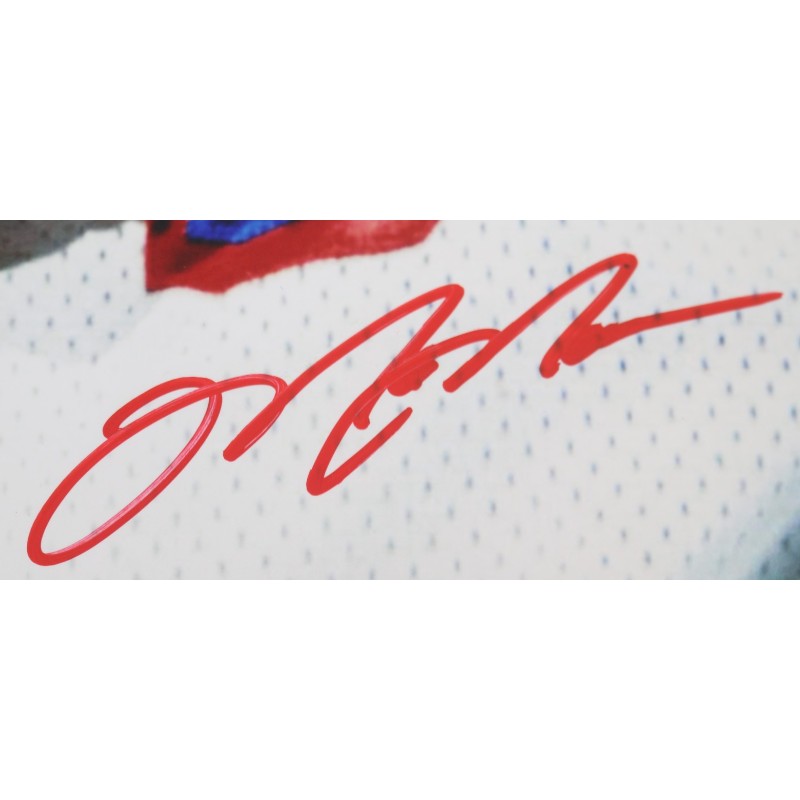 Mark Messier New York Rangers 11x14 Signed Blood Signed in Red Photo-Powers Sports Memorabilia