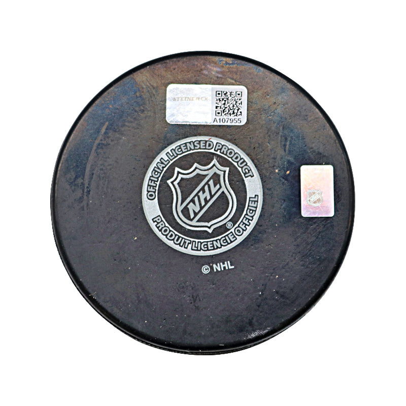 Mark Messier New York Rangers Signed and Insc "94 SC Champs" Rangers Puck (CX Authenticated)