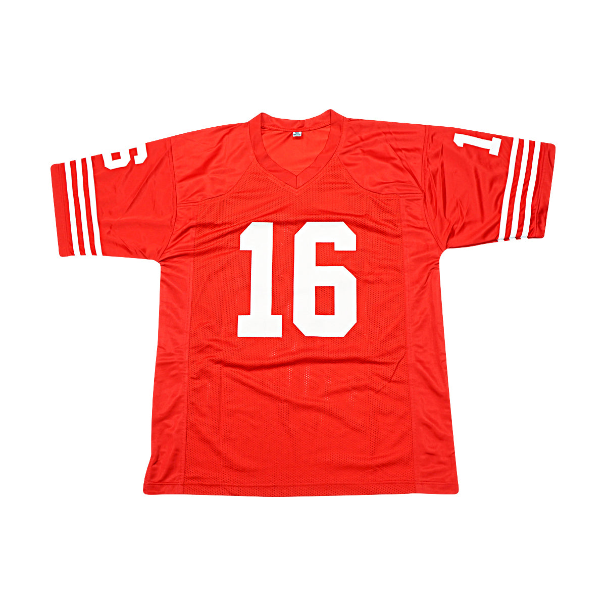Joe Montana San Francisco 49ers Signed Red Custom Jersey Beckett Holo-Powers Sports Memorabilia