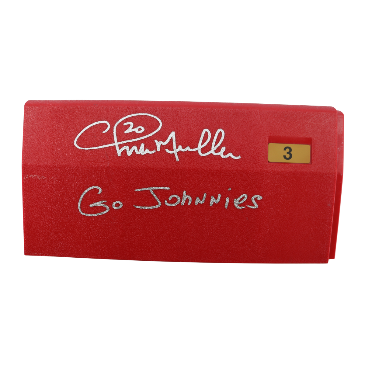 Chris Mullin St. Johns Carnesecca Arena Signed Inscribed Bleacher Piece #3-Powers Sports Memorabilia